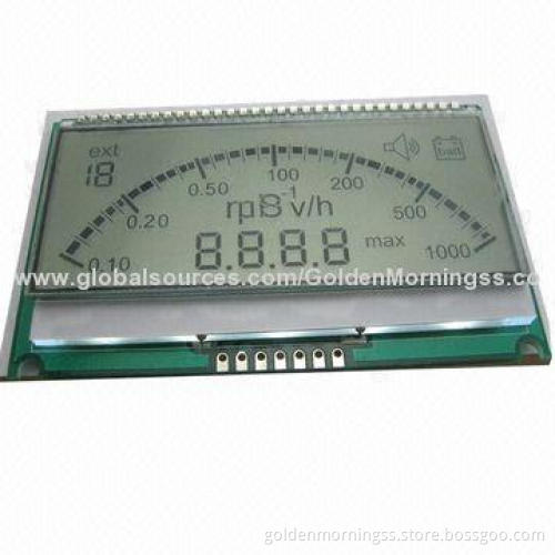 Alphanumeric LCD Display Module, TN Positive, HT1621 Driver IC, Customized